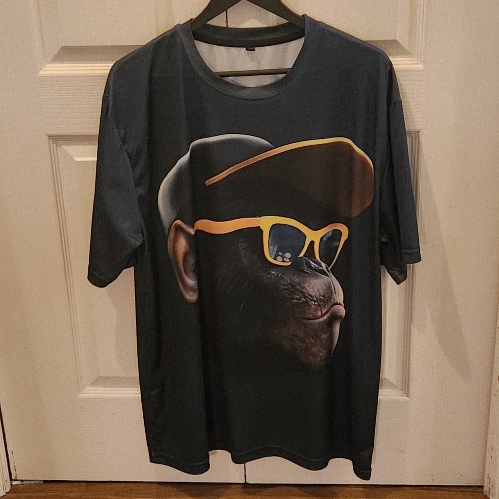 Cool Shades Monkey Mens T-Shirt (XL)